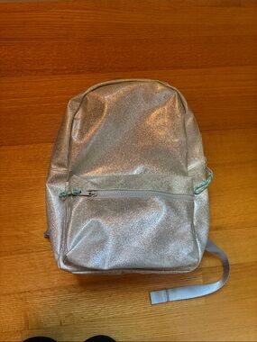 Crewcuts silver sparkle backpack
